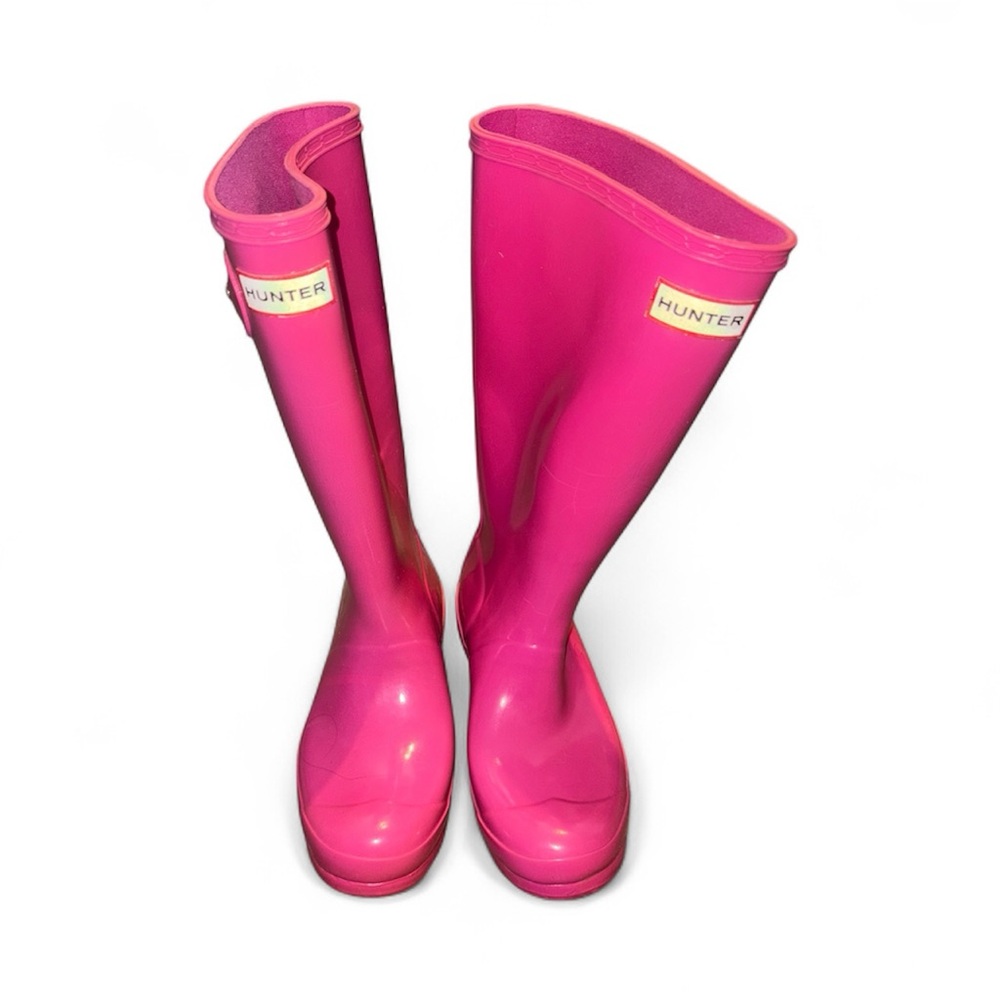 Hunter Women's Vibrant Pink Rain Boots